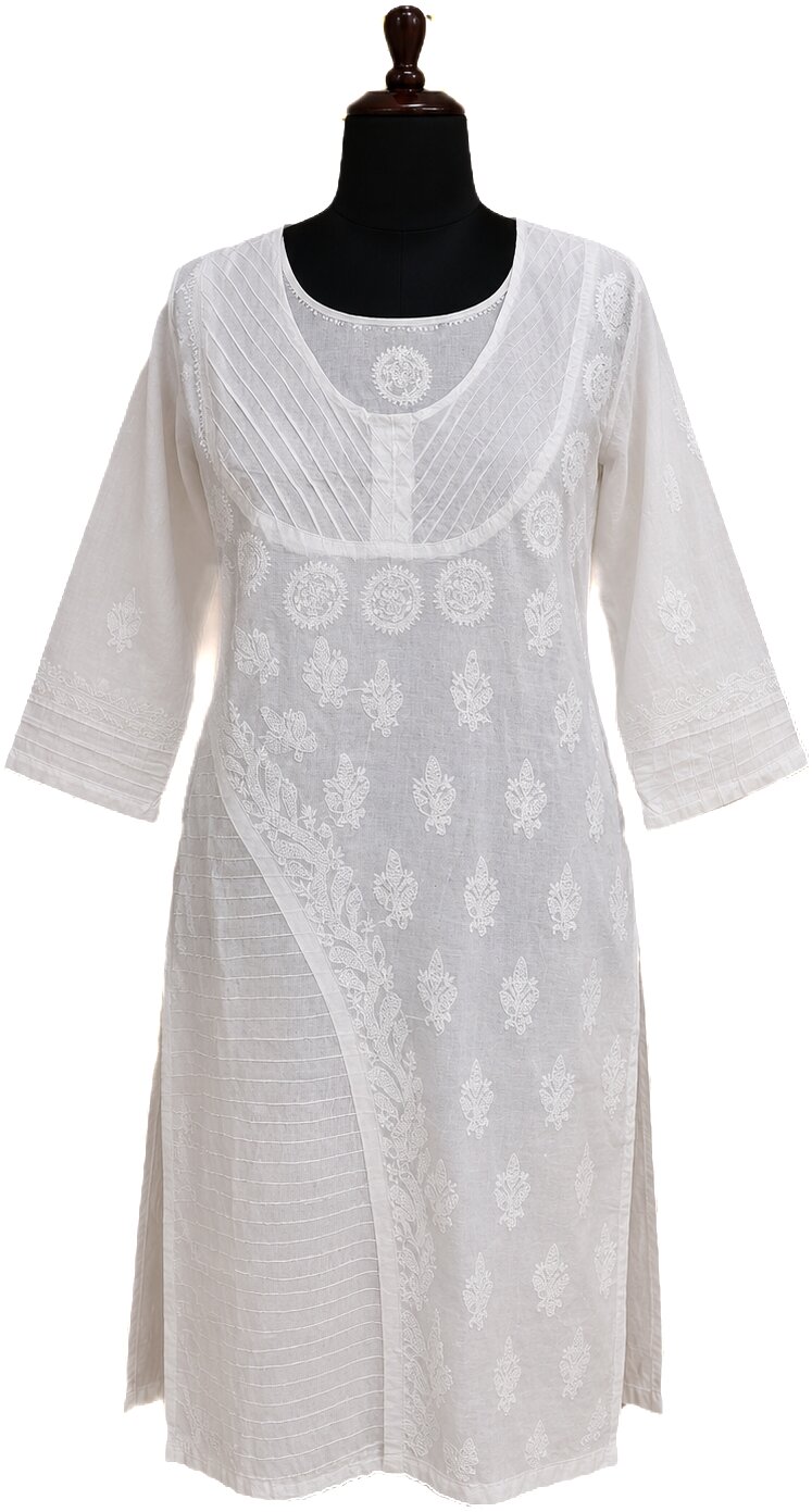 Lakhnavi Embroidery Kurti